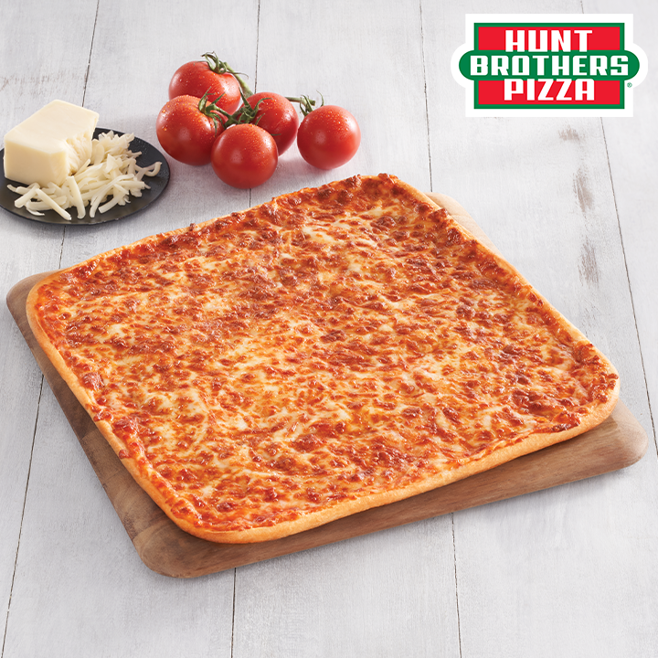 Hunt Brothers® Pizza Cheese Pizza on your choice of Original Crust or Thin Crust. Topped with mozzarella cheese.