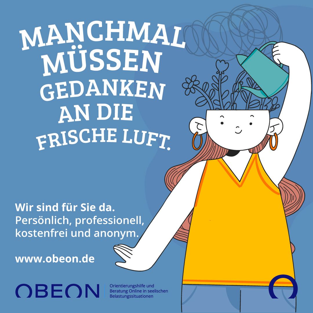 OBEON – Orientierungshilfe und Beratung Online in seelischen Belastungssituationen in Köln - Logo