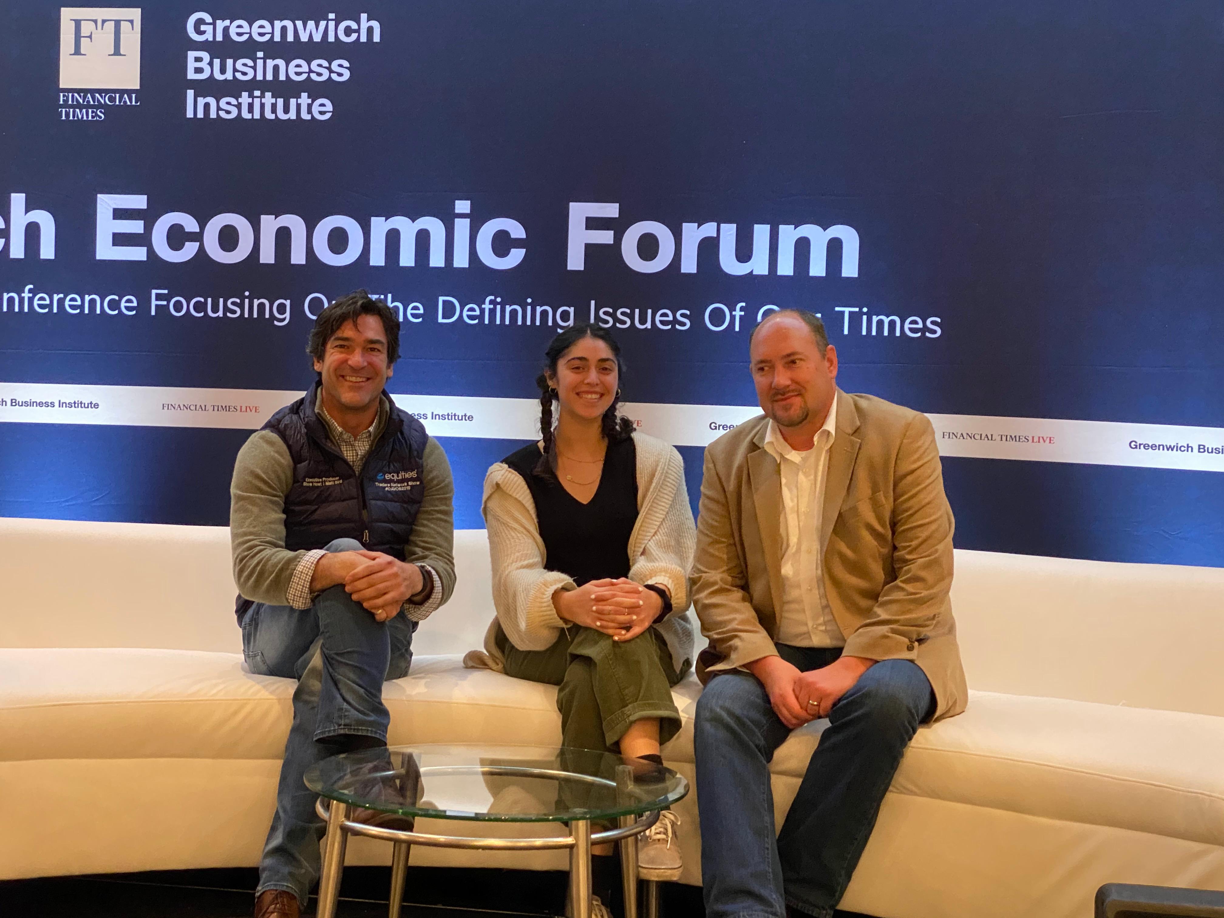 ESG News team at the Greenwich Economic Forum