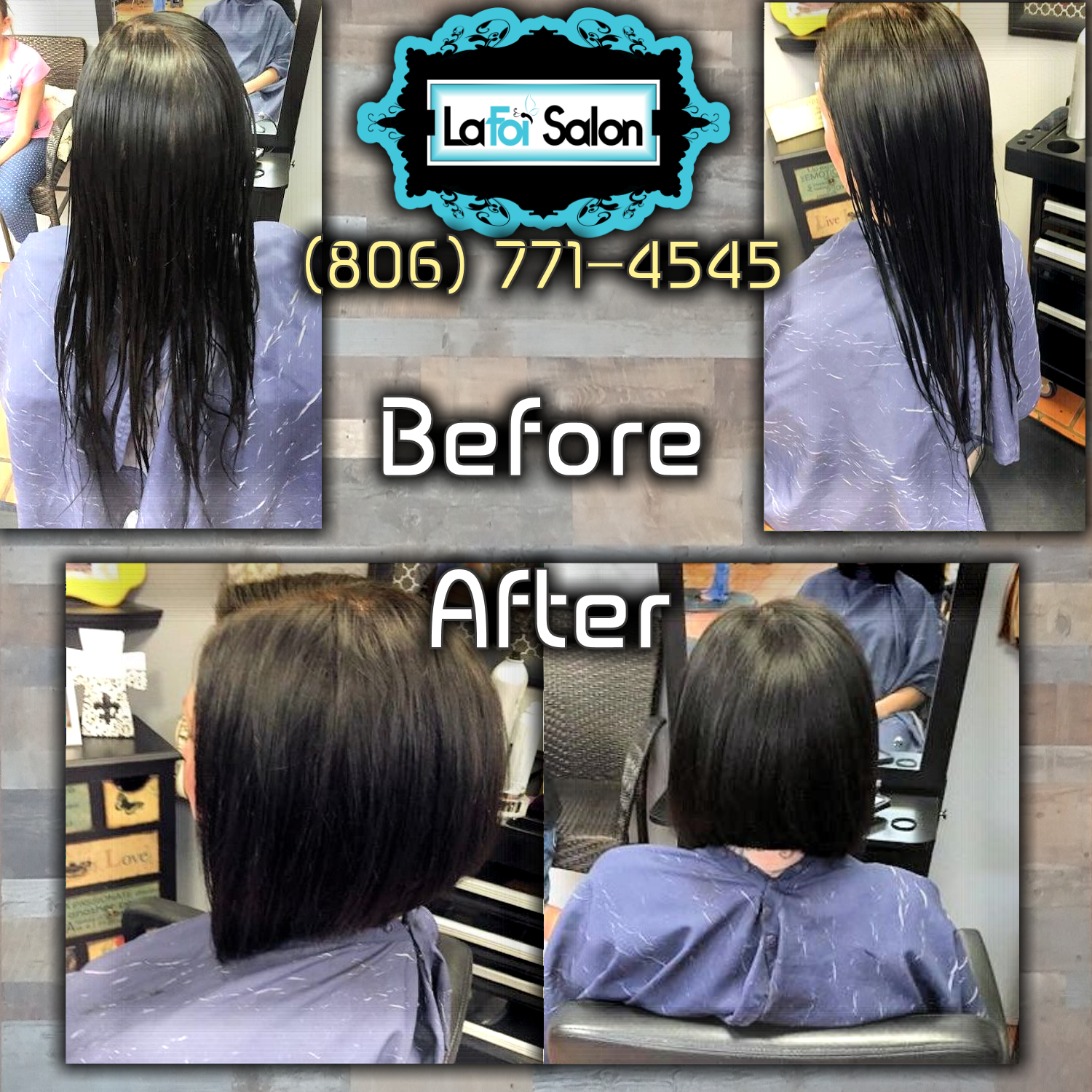 Hair Cut By LeeAnn Floyd: Hairstylist/Owner La Foi Salon Lubbock Texas