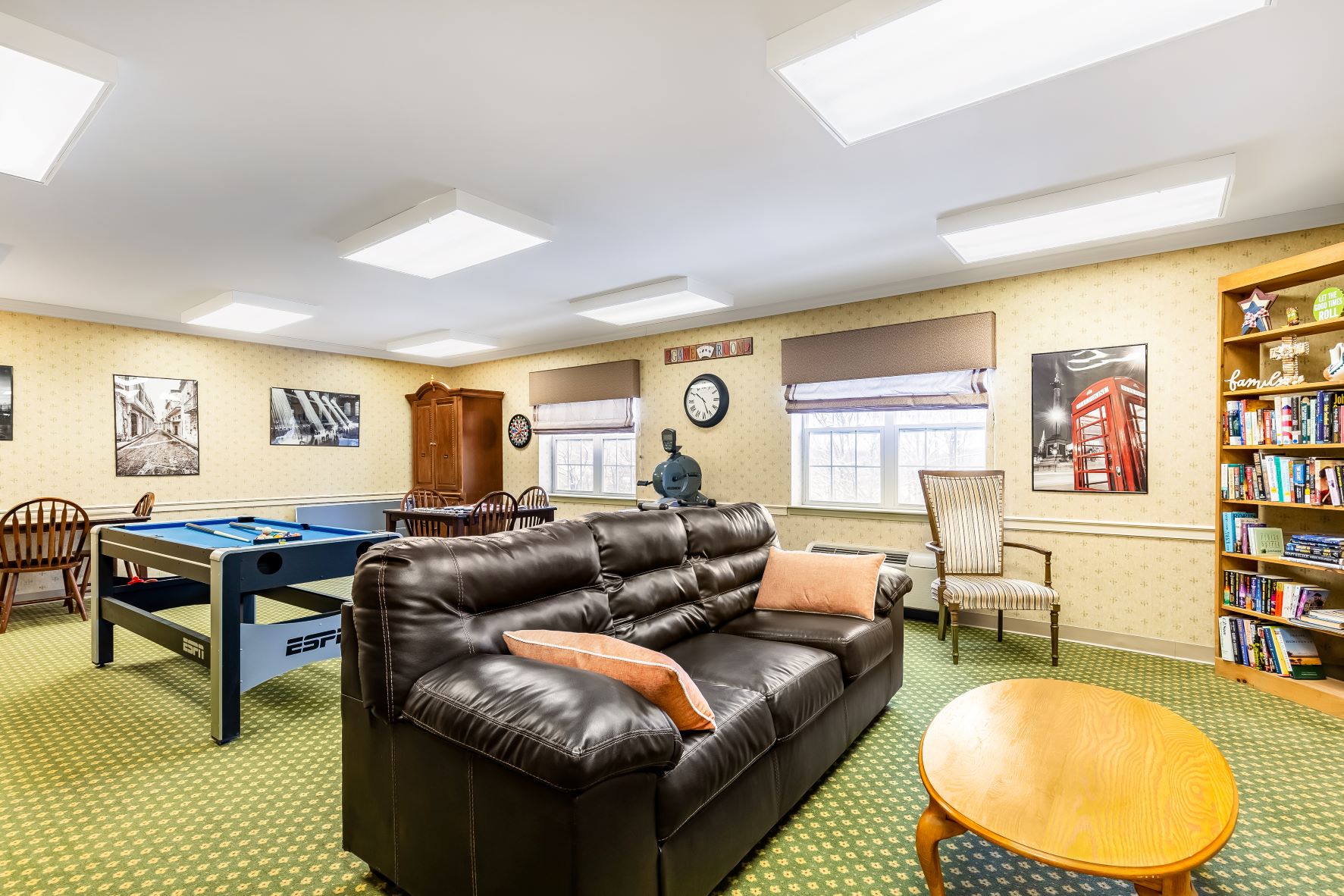 Clarks Summit Senior Living offers a spacious common area for our seniors!