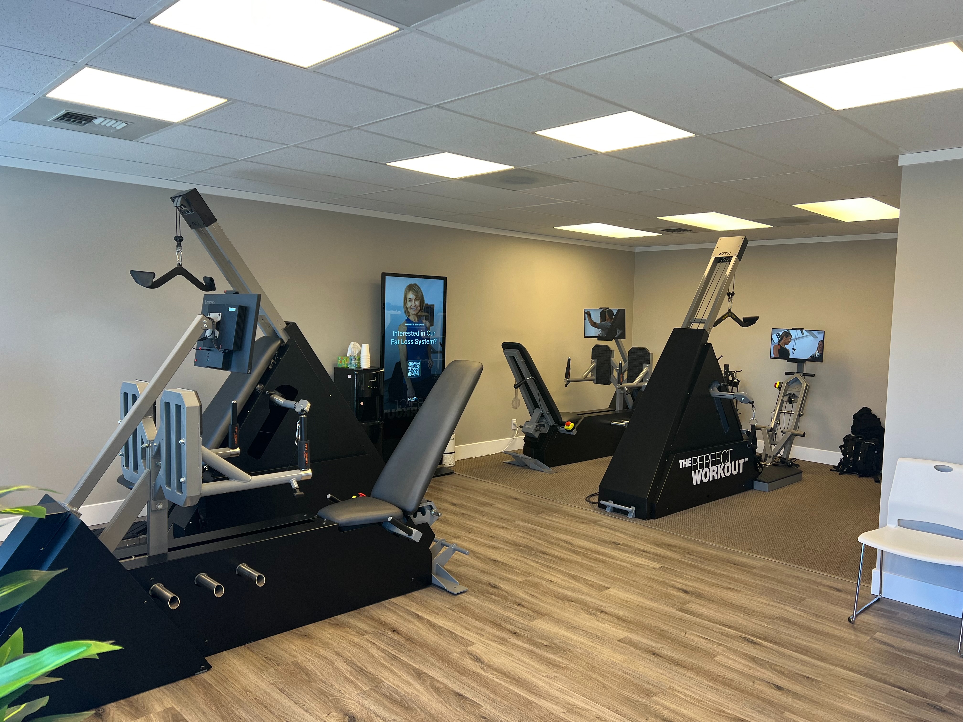 Interior of the FastFit Bellevue studio.