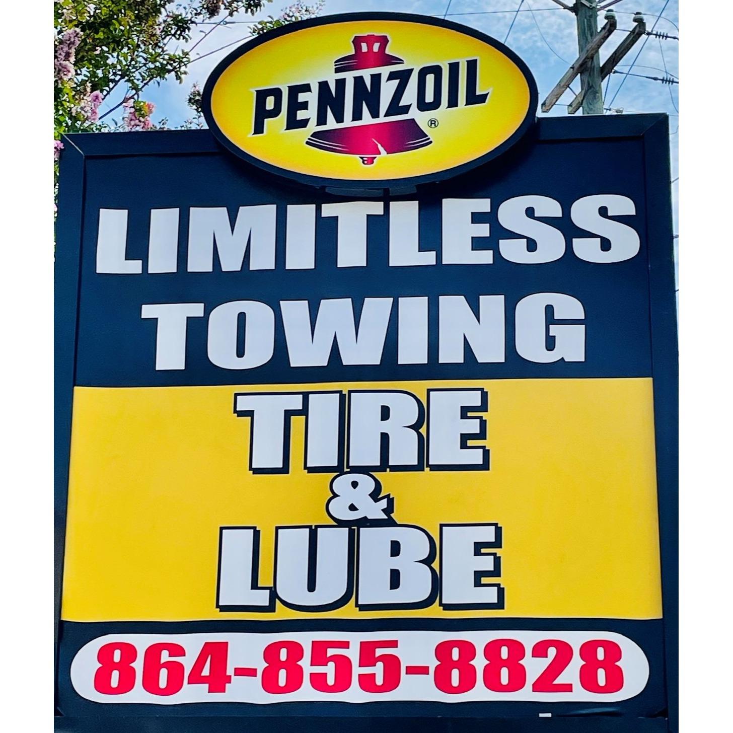 Limitless Towing, Tire, &amp; Lube Logo