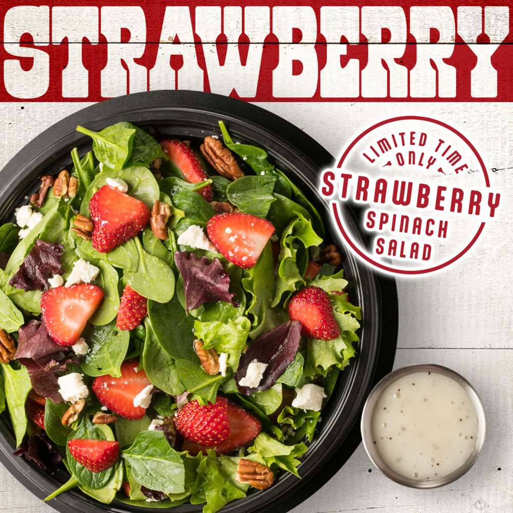 Strawberry Spinach Salad