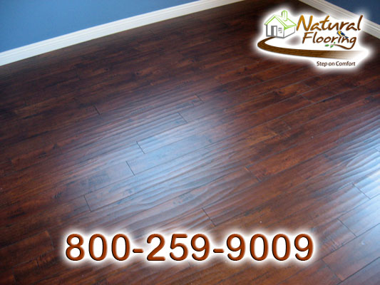 Whiskey Sapele Distressed Laminate Floor