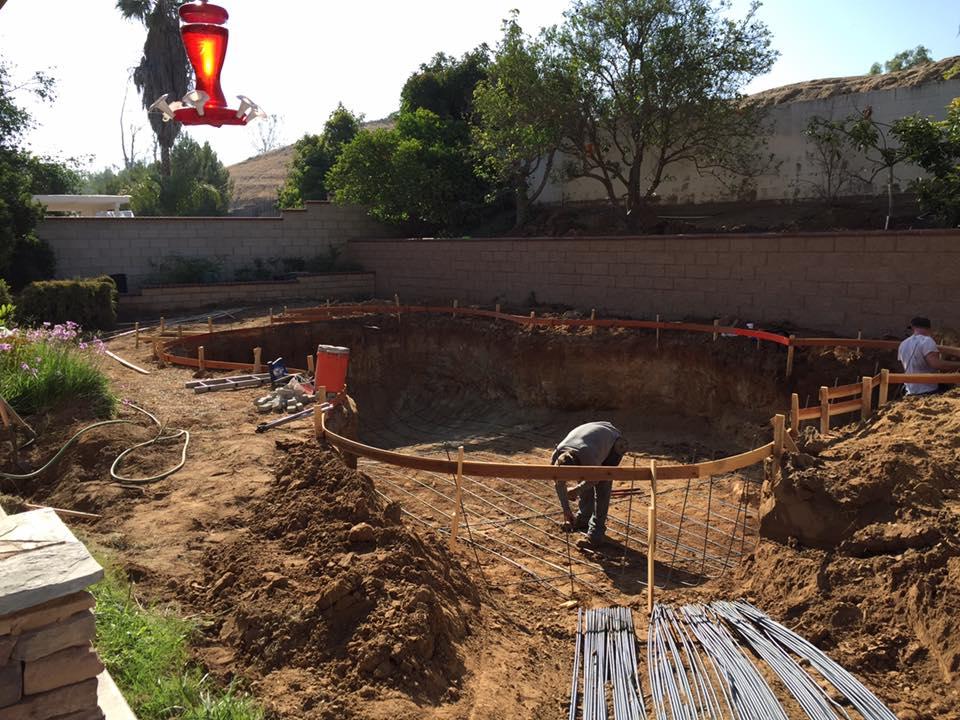 Landau Pool Construction Photo