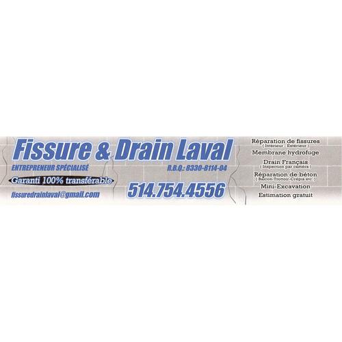 Fissure Drain Laval — Réparation de Fondation en Béton, Fissure et Installation de Drain français
