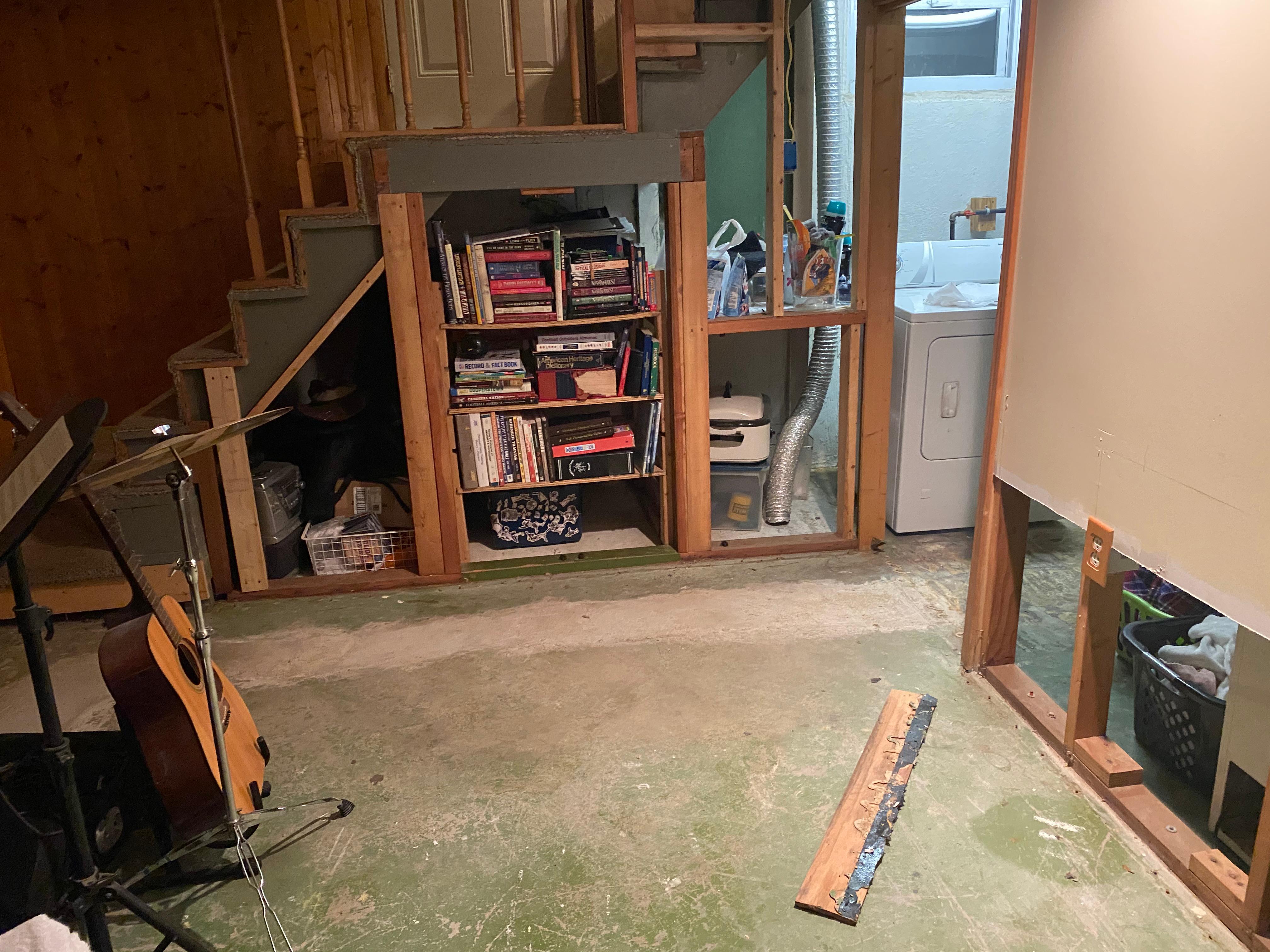 Working on completing this water damage restoration job with some reconstruction of the flood cuts we made. Our SERVPRO team is your one-stop shop for all things restoration! Call us today!