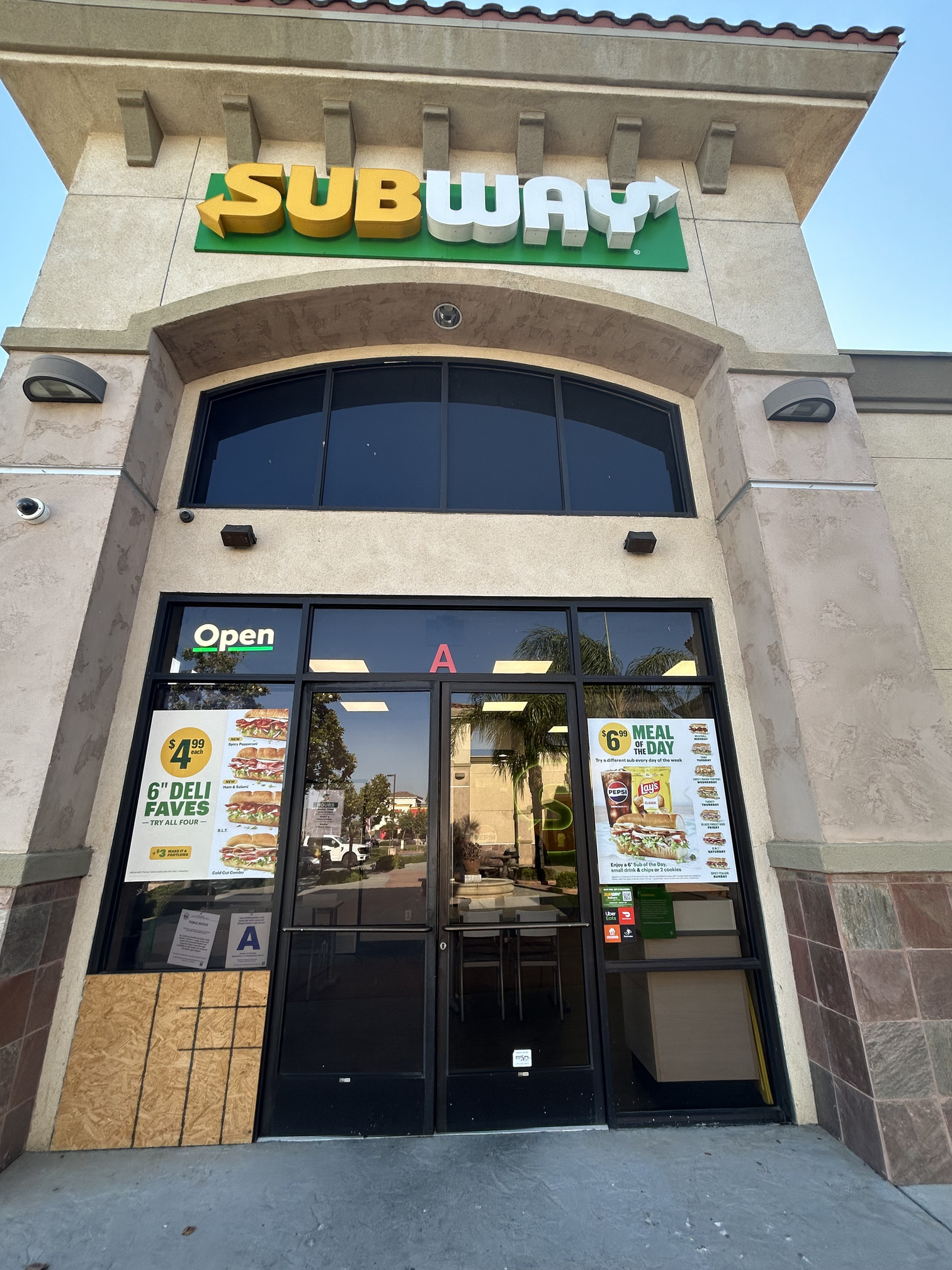 Outside store front