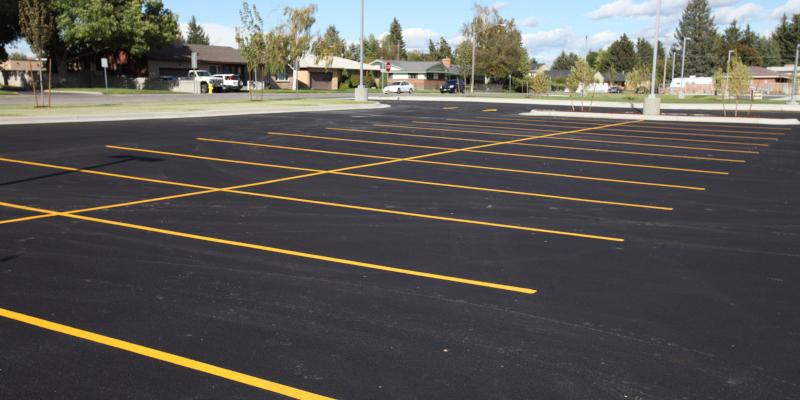 Keep your commercial property looking pristine with our parking lot paving solutions.