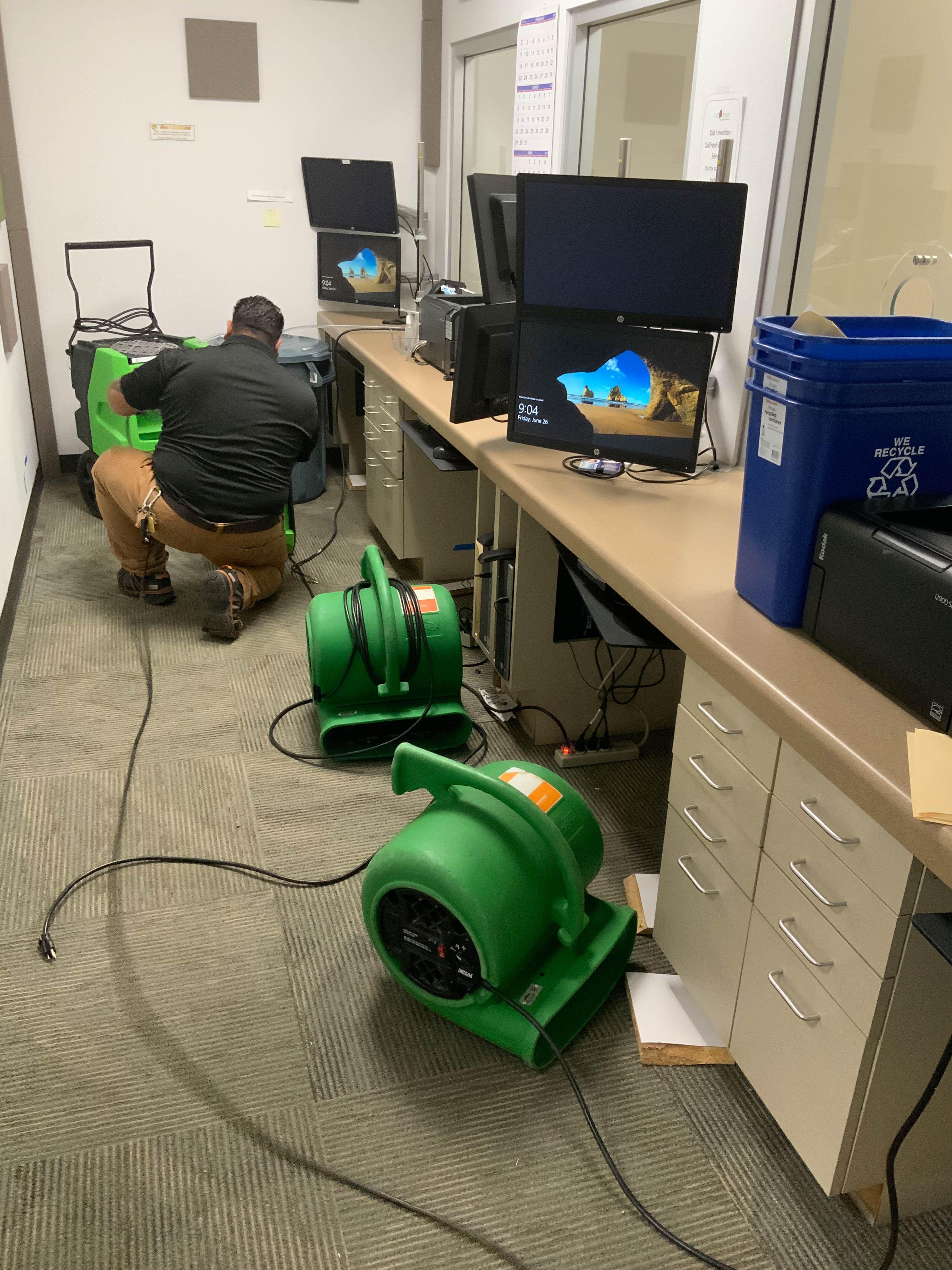 Water damage restoration is something our technicians work with on the daily. The SERVPRO of San Diego East team is at your beck & call 24/7, 365 days a year. Give us a call!