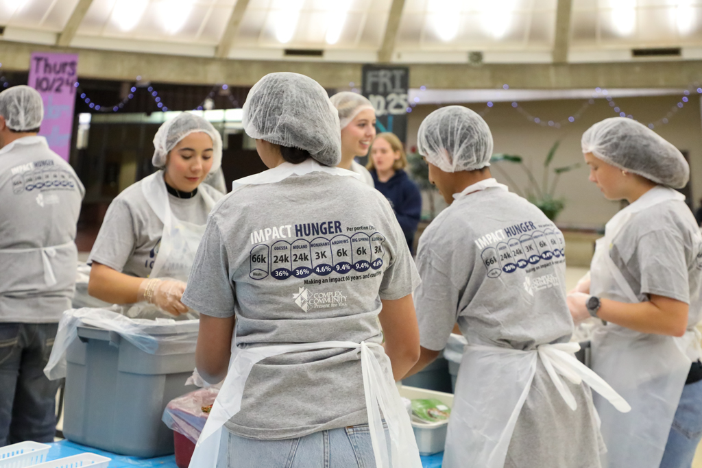 Impact Hunger Food Packing - Andrews High School