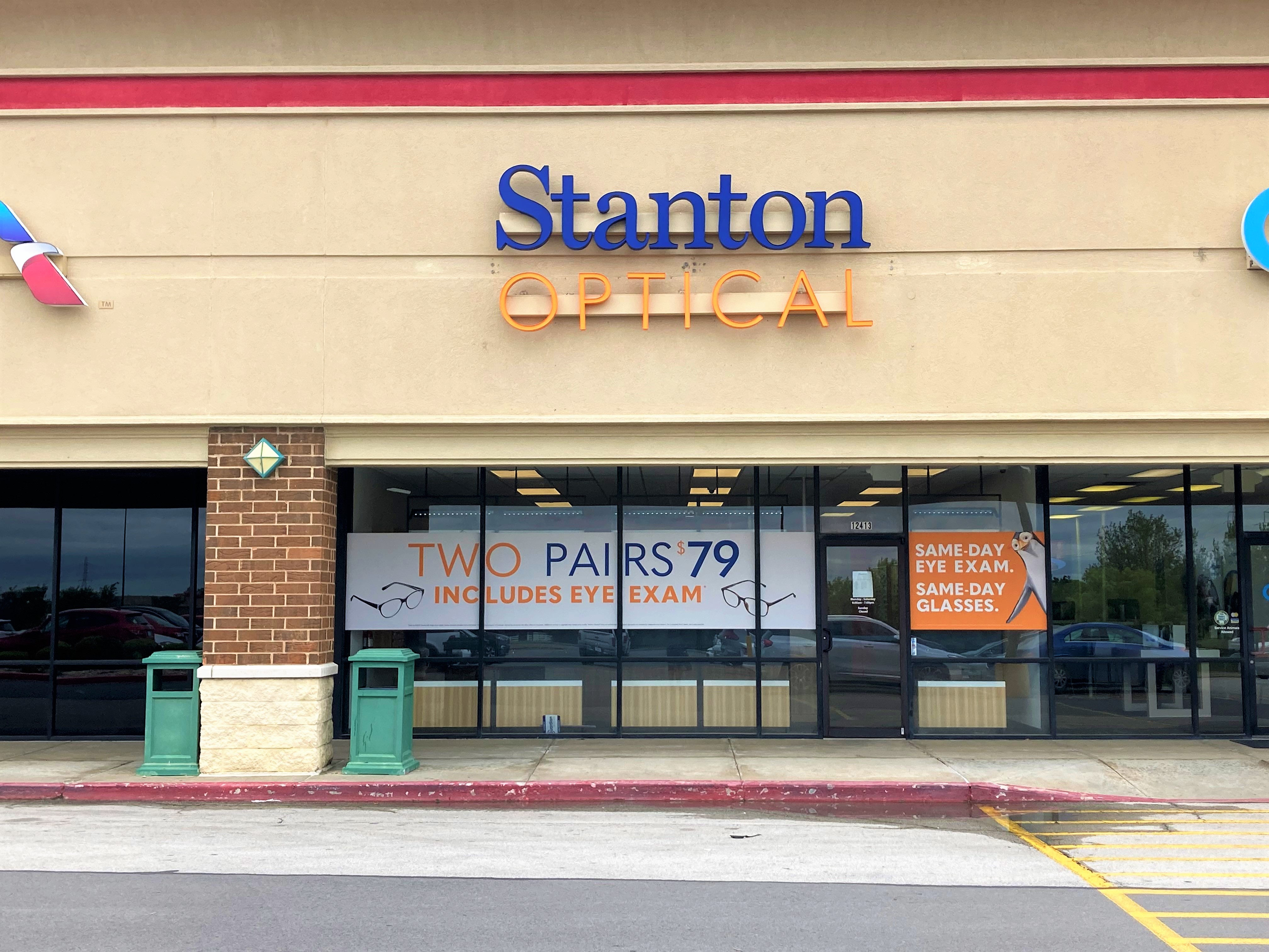 Storefront at Stanton Optical in Owasso, OK 74055