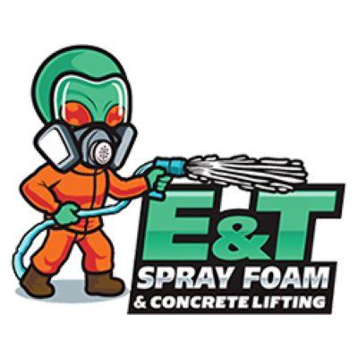 E & T Spray Foam And Concrete Lifting Logo