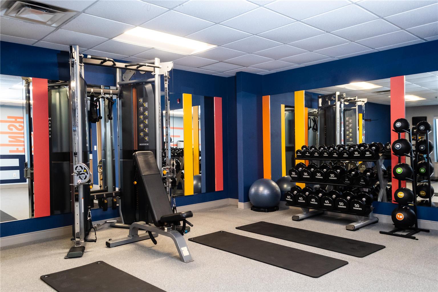 Health club fitness center gym
