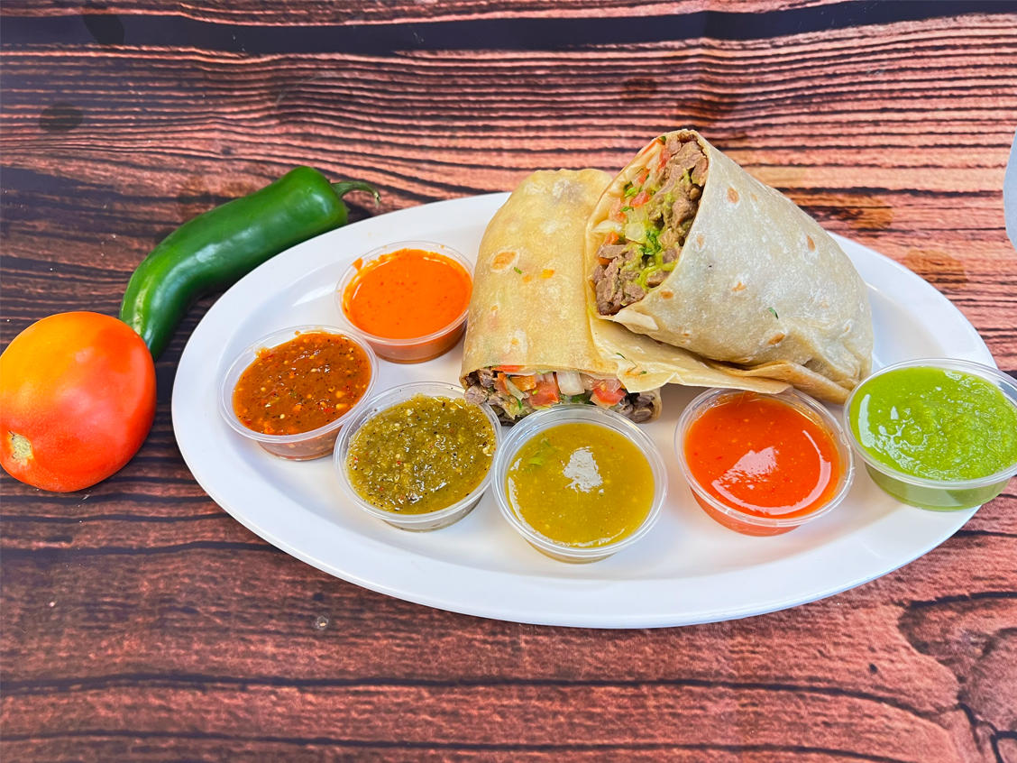 Armando's Mexican Food - meat burrito