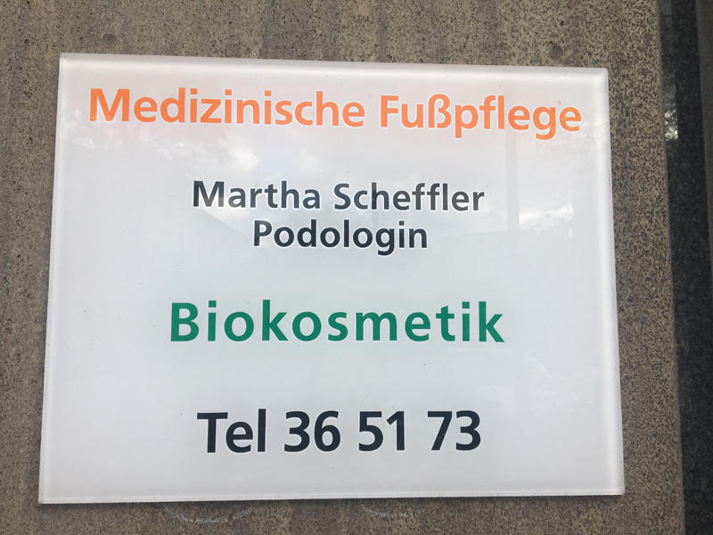 Medizinische Fußpflege Martha Scheffler, Adersstraße 44 in Düsseldorf