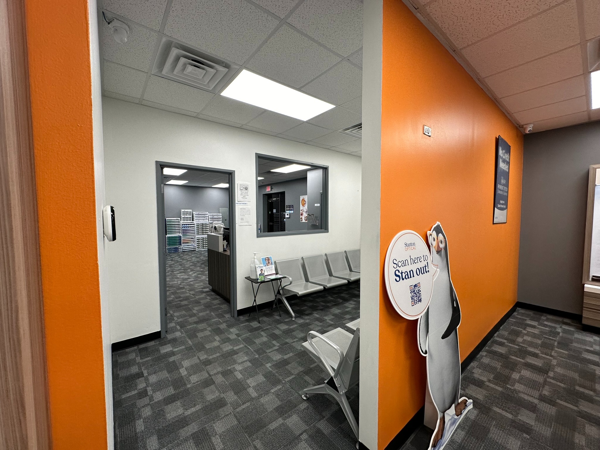 Store Waiting Area at Stanton Optical Store Carrollton TX 75006