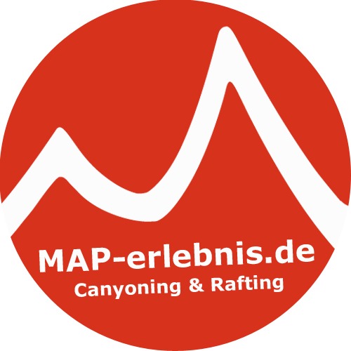 MAP-Erlebnis - Canyoning & Rafting Allgäu: Outdoor Station in Bihlerdorf Gemeinde Blaichach - Logo