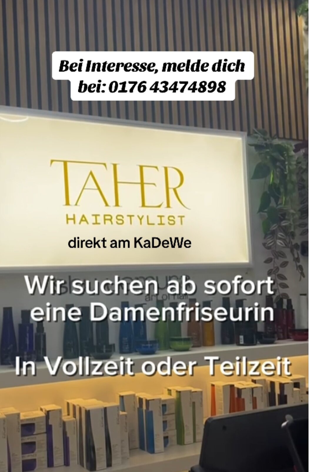 Taher Hairstylist, Lietzenburger Straße 12 in Berlin