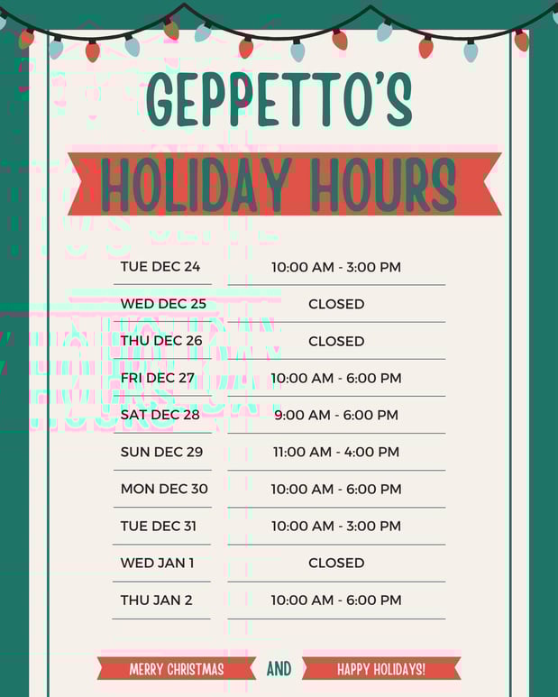 Images Geppetto's Toy Box