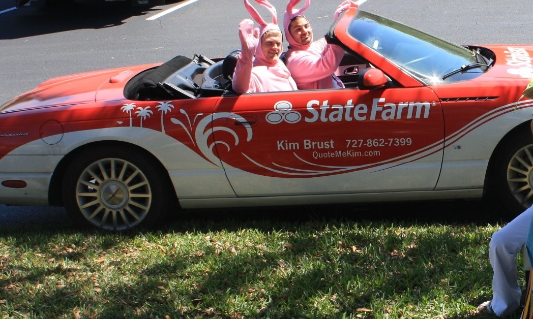Throwback to when the bunny crew was spotted driving around town in Kim’s State Farm car. Those moments brought so much fun and laughter. Wishing you a Happy Easter and a wonderful day with family and friends.