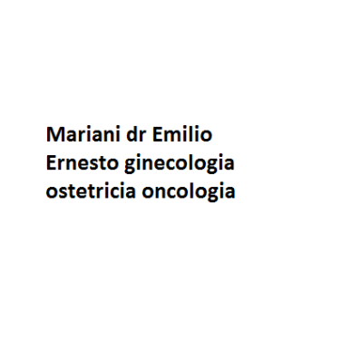 Mariani dr Emilio Ernesto ginecologia ostetricia oncologia Logo