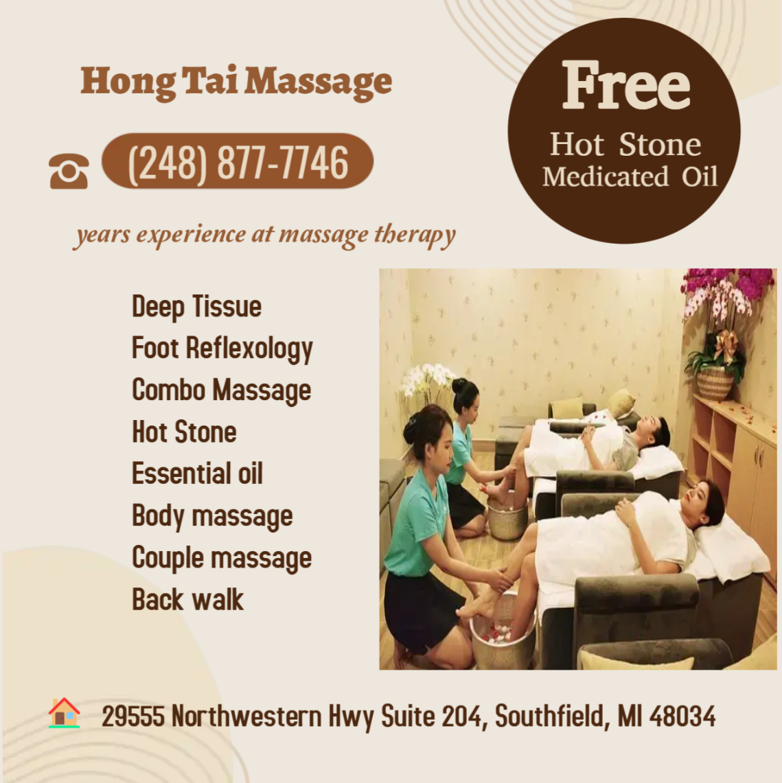 Everyone has different traits. Part of being an individual means having your own individual shape and size, your own stressors, ache and pains, physical needs, and ailments. It only makes sense to have your own personal care and relief for your own personal needs. Massaging is all about personalized attention, care.