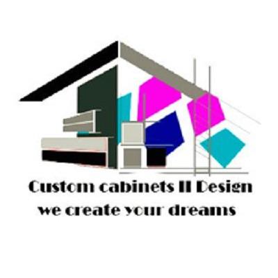 Custom Cabinets II Design Logo