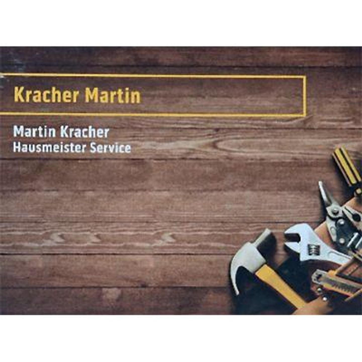 Hausmeisterservice Martin Kracher in Siegsdorf