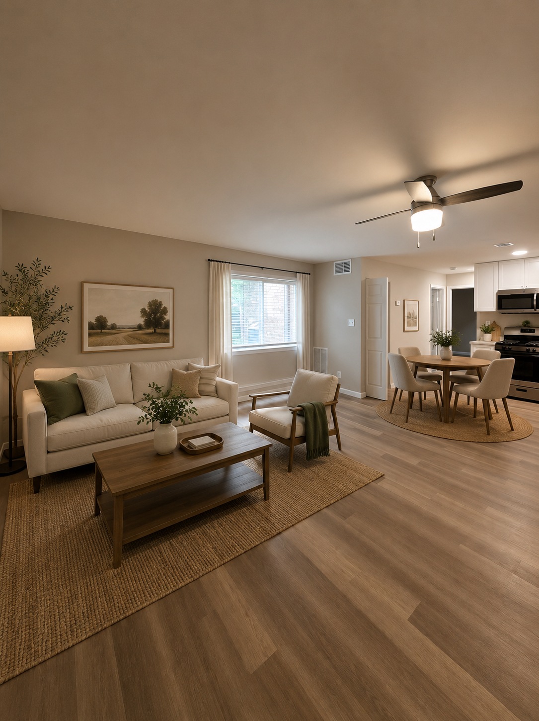 Spacious Living Room