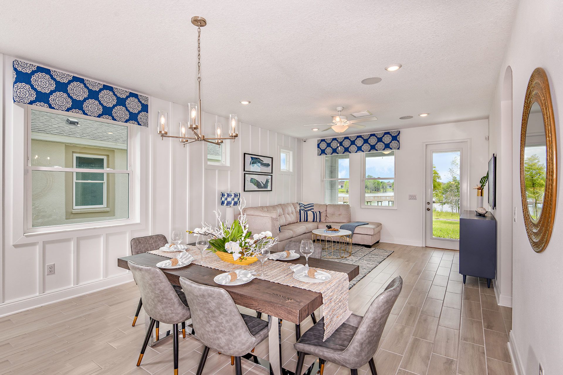 Jade Model Home at BridgeWater - CafeÌ and Family Room