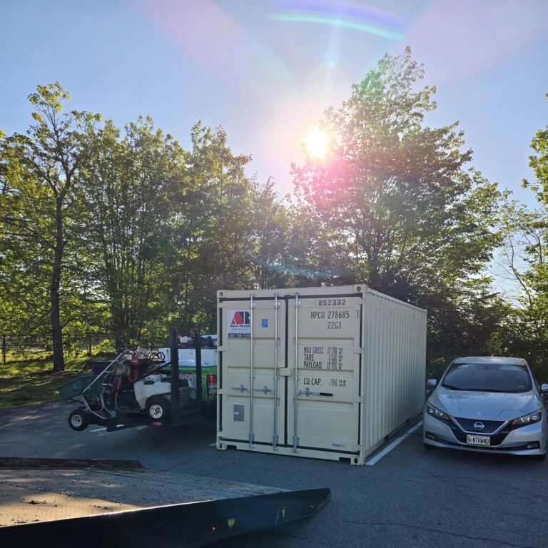 Abco Rental & Storage, Inc recently completed a 20ft storage container delivery in Topsham, ME for C 