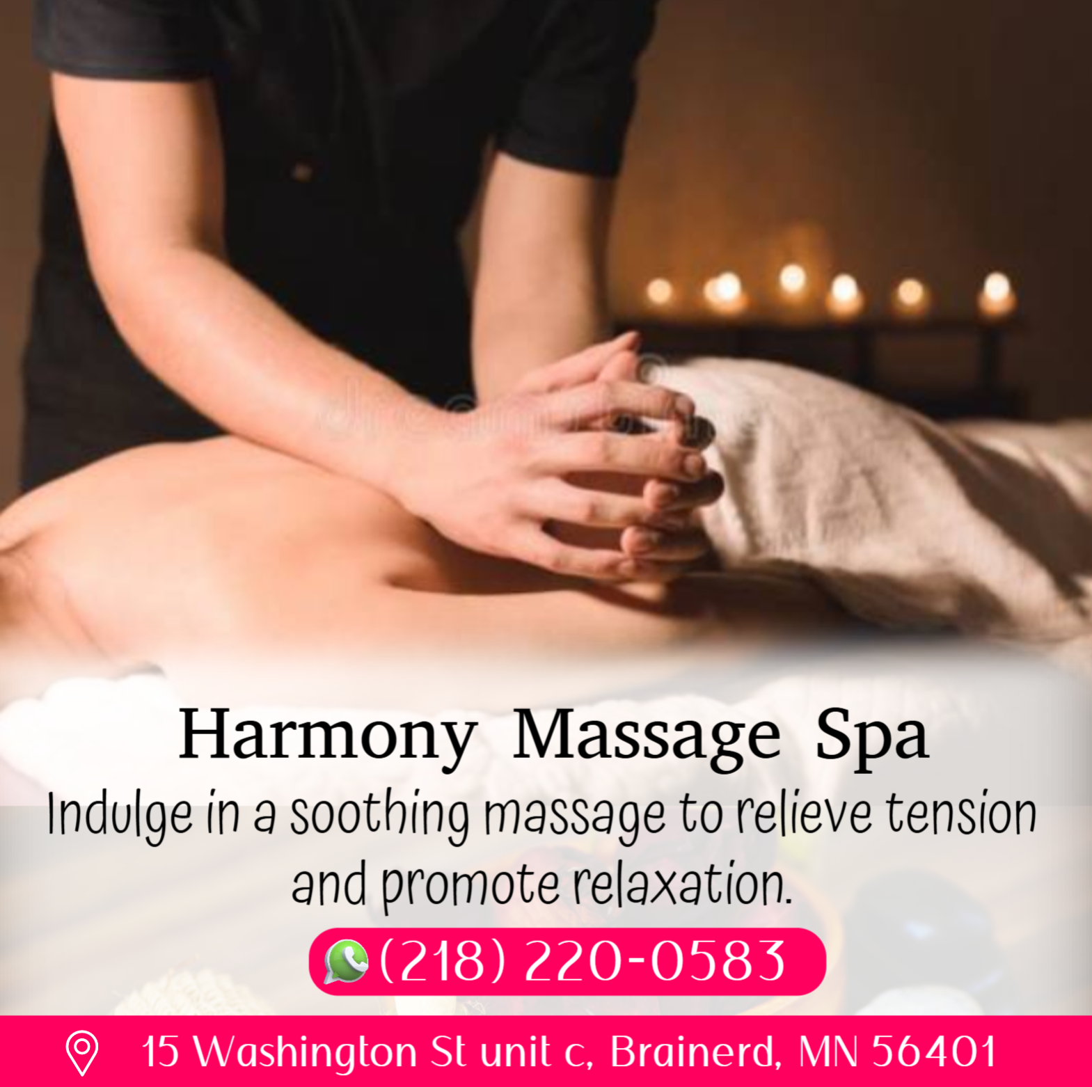 Asian Body Massage helps to relax the entire body, increases circulation of the blood and 
treats emotion, mind and spirit.