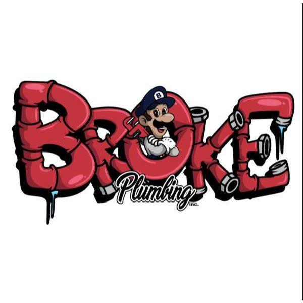 Broke Plumbing Logo