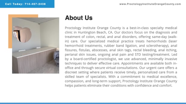 Images Proctology Institute Orange County