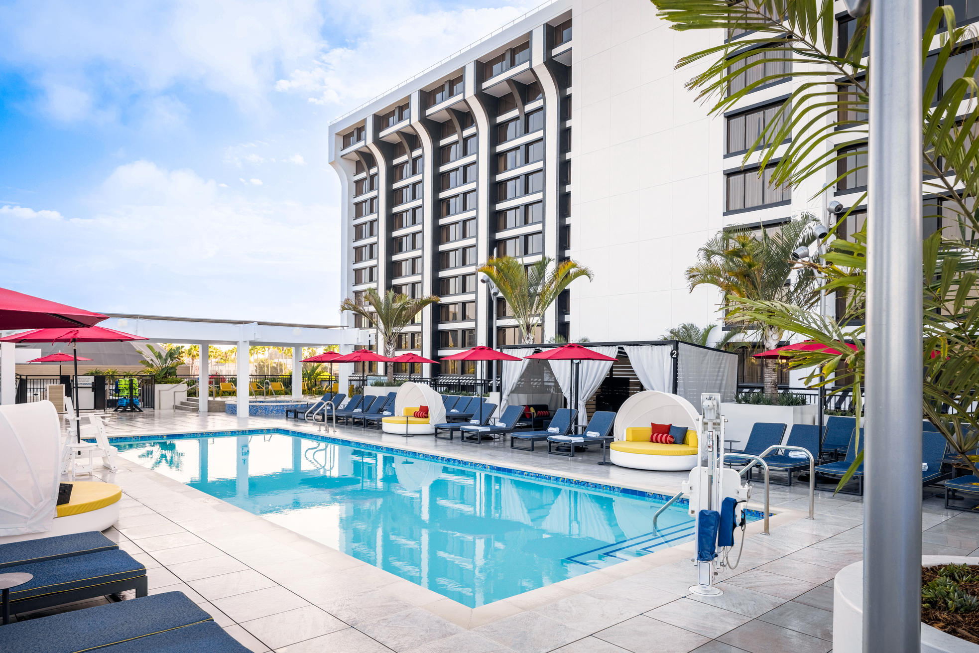 Pixar Place Hotel at Disneyland Resort Pixel Pool cabanas