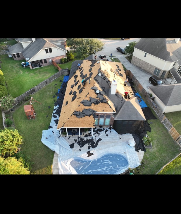 Images Blue Ribbon Roofing LLC - Jersey Village Roof Replacement