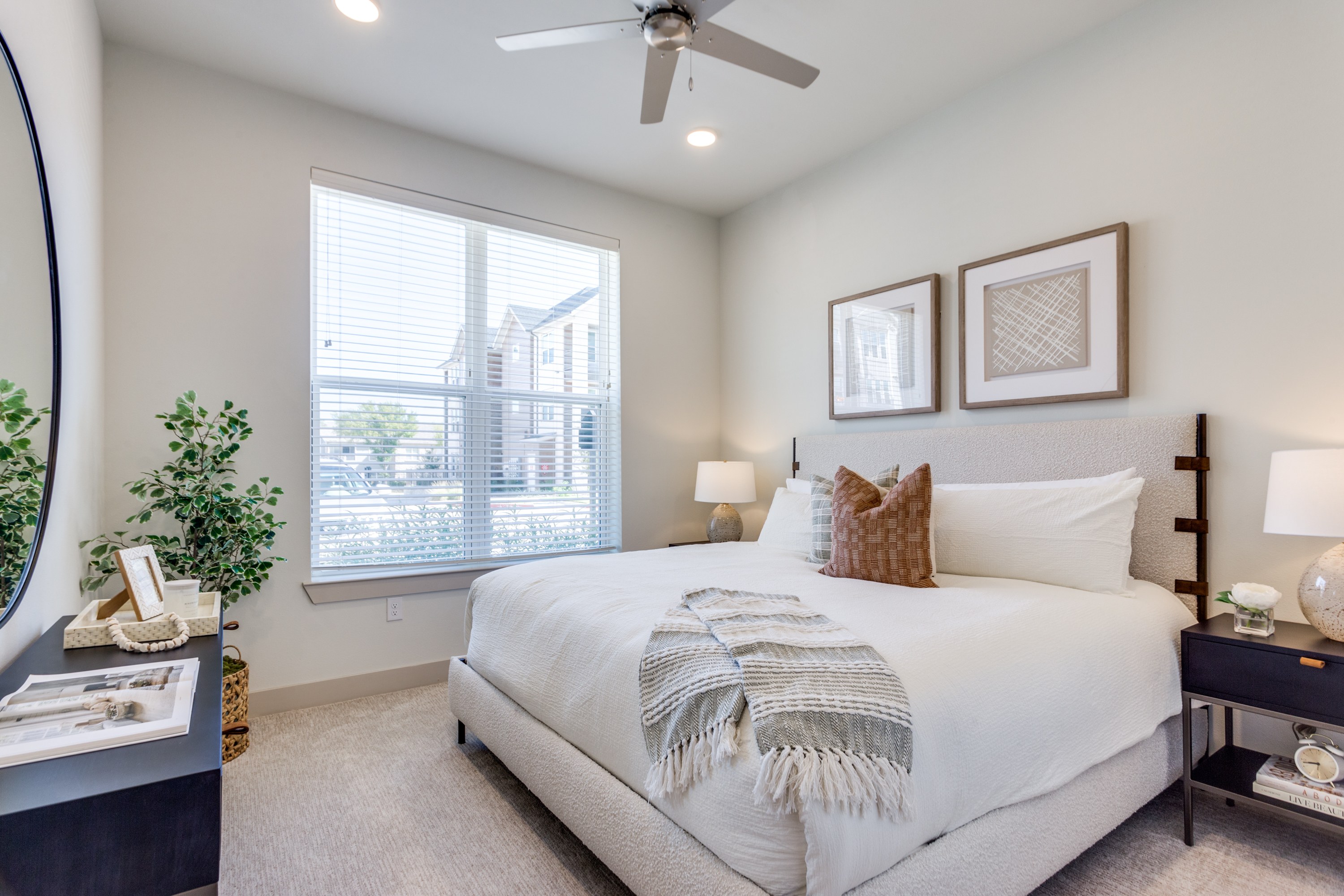 Bedroom With Expansive Windows