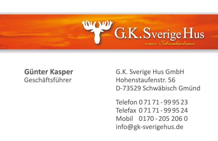 Bild 5 G. K. Sverige Hus GmbH - Vertriebsbüro in Schwäbisch Gmünd