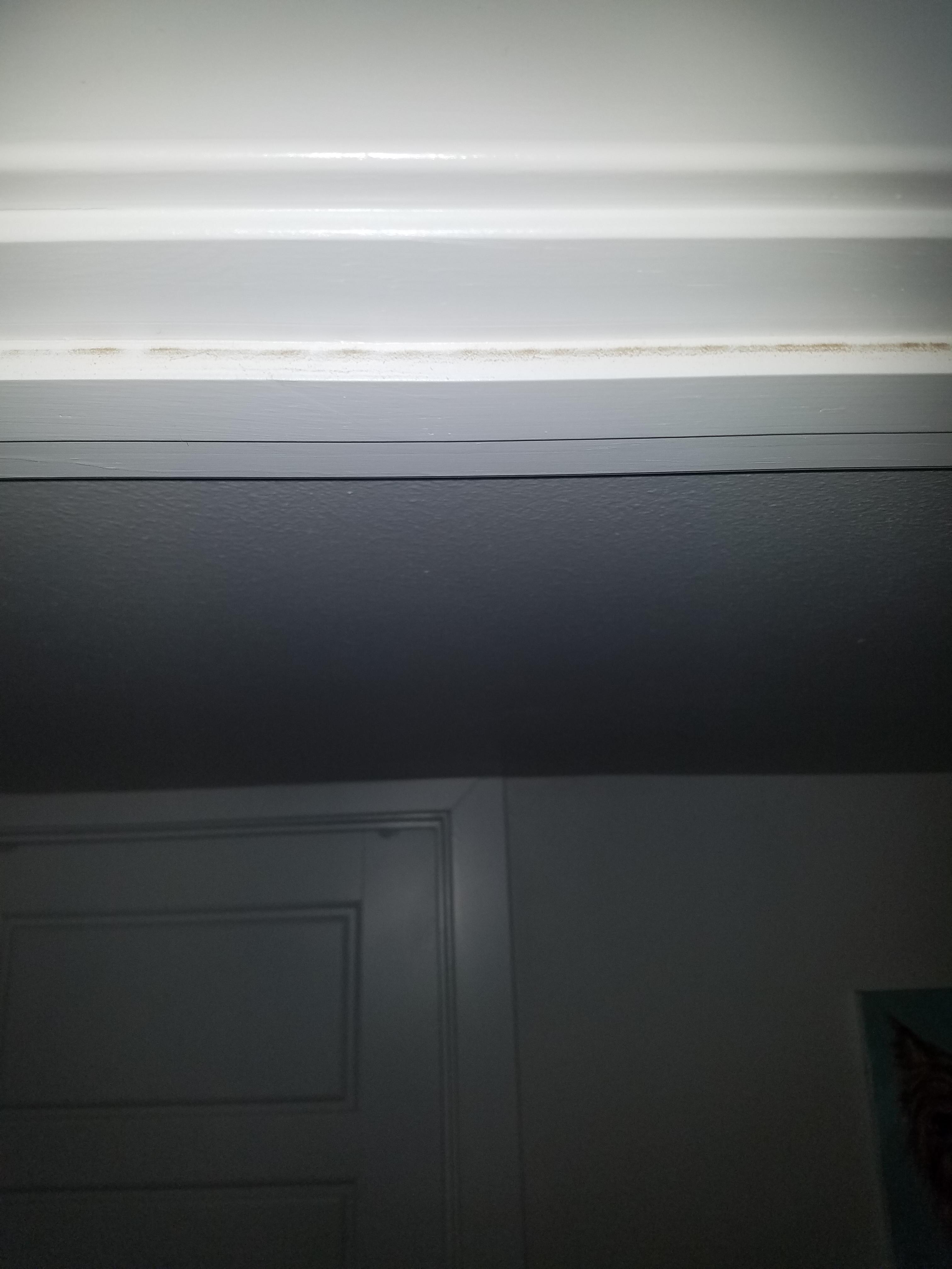 The top of the door frame can always use a little cleaning