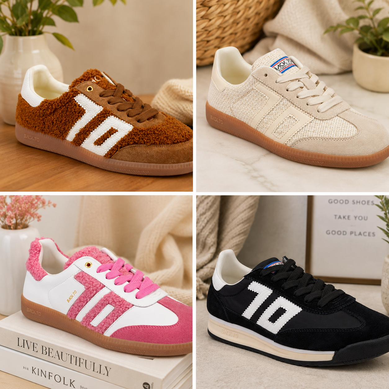 Curated sneaker collection featuring versatile colors, premium materials, and comfortable everyday designs for modern casual wear.