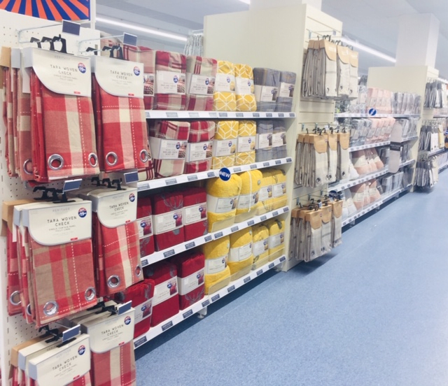 B&M's brand new store in Wolverhampton stocks a stunning range of home textiles, including curtains, voiles and panels in a range of colours and the latest trends.