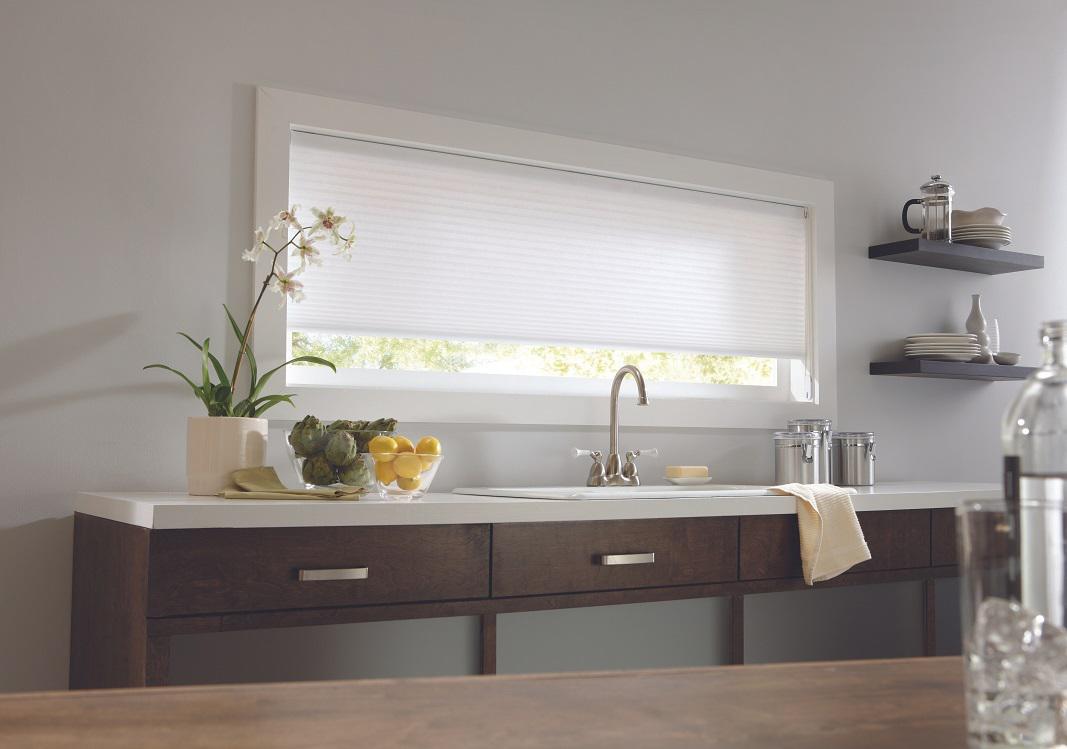 Cellular shades are the perfect window treatment addition for the kitchen because they provide style, privacy, and energy efficiency. We have a wide variety of colors, fabrics, and materials, let us help you find the perfect shade to fit your kitchen's aesthetic.