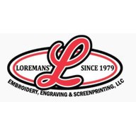 Loremans' Embroidery, Engraving, & Screen Printing Logo