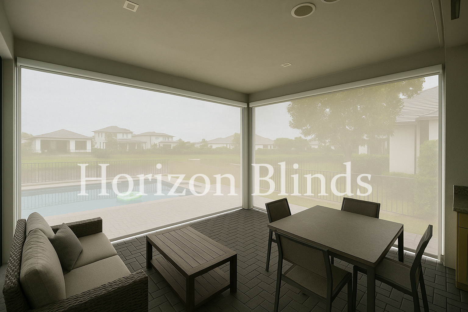 Blinds 
Indoor and Outdoor 
Call us to schedule your FREE estimate at (786) 597-1085. 
