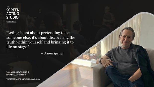 Images Aaron Speiser - The Screen Acting Studio