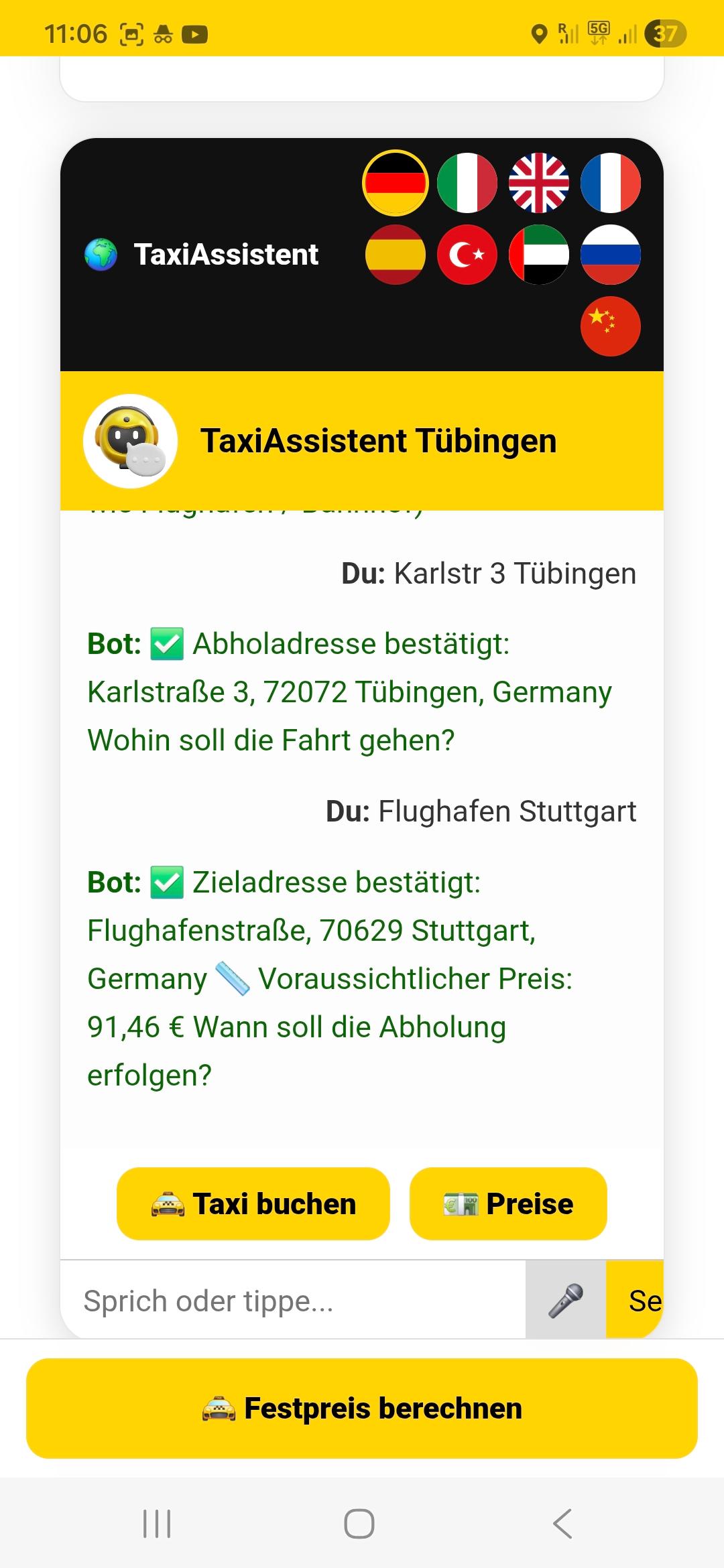 Renna Taxi Tübingen, Karlstr. 3 in Tübingen