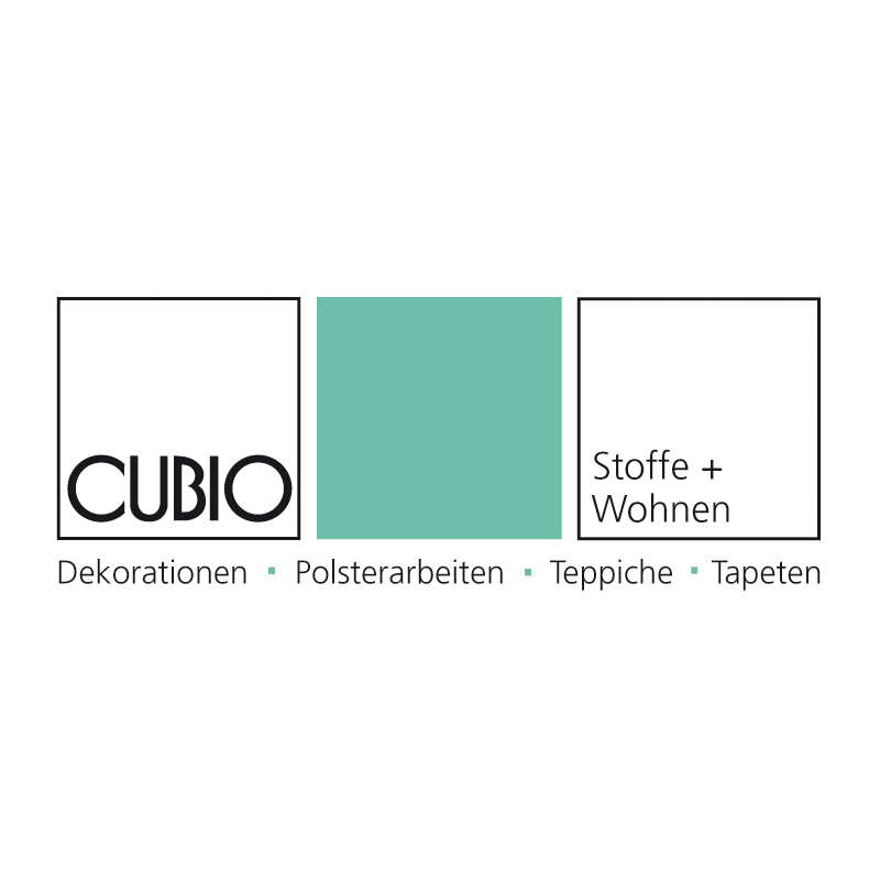 Cubio | Stoffe, Tapeten & Teppiche Bonn Logo