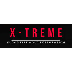 X-treme Water Damage Restoration Logo